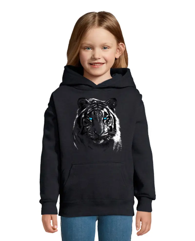 Felpa per bambini con cappuccio Felpa per bambini con cappuccio, blu marino