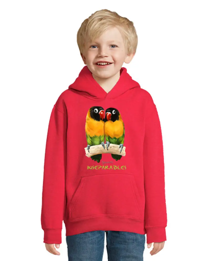 Felpa per bambini con cappuccio inse per bles aga per nis