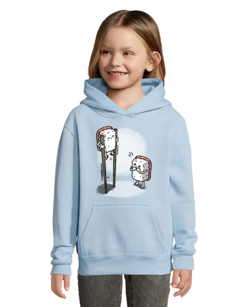 Felpa per bambini con cappuccio PAUL sushi in los