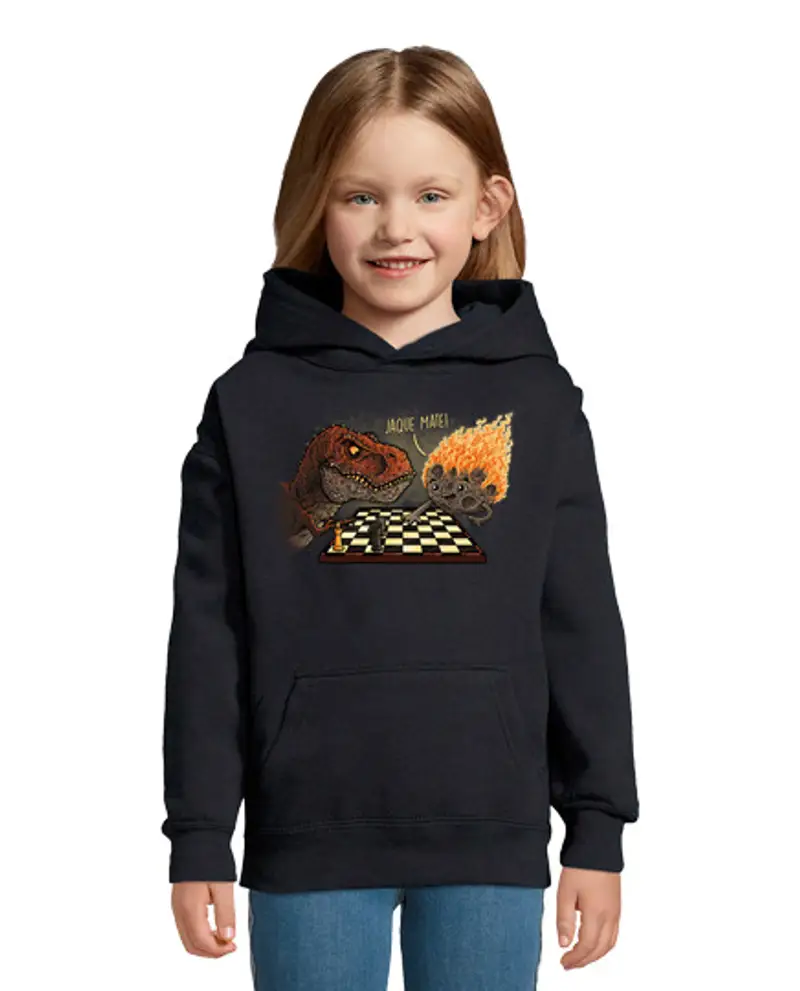 Felpa per bambini con cappuccio Scacco matto