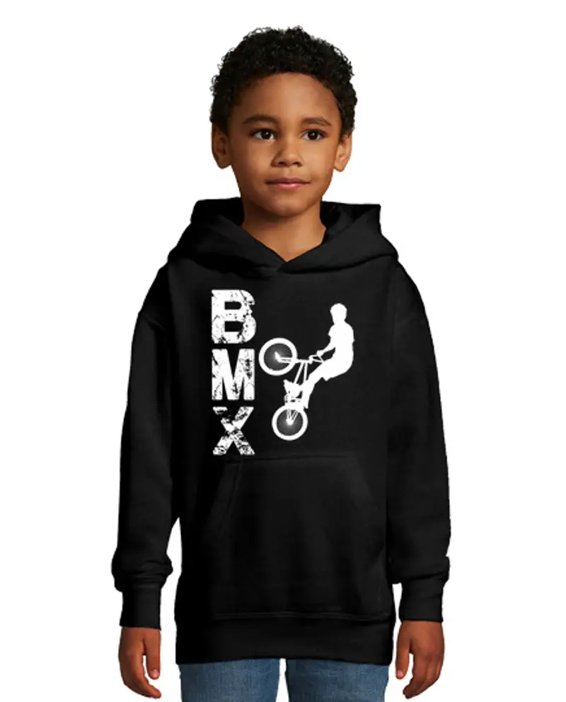 Felpa per bambini con cappuccio trucco del ciclista del ciclista della