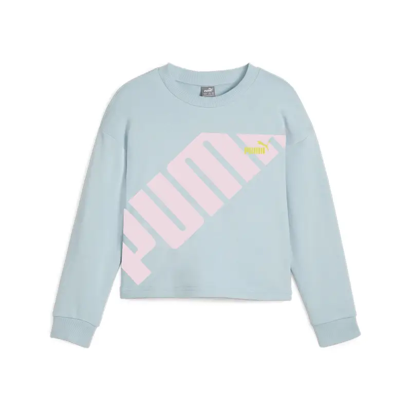 Felpa PUMA POWER per ragazzi PUMA Turquoise Surf Blue |  Puma