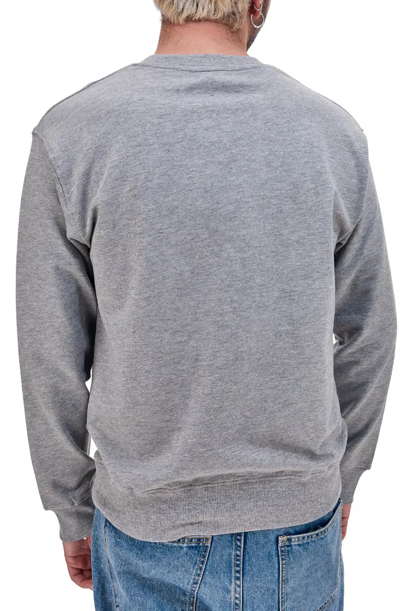 Felpa senza cappuccio Grigio Melange US Golf Club 1354 miniatura 2