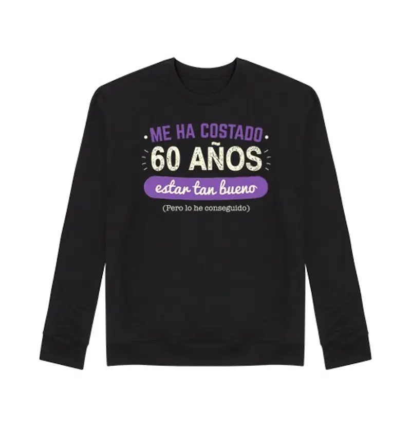 Felpa unisex 60 anni per e star così bene