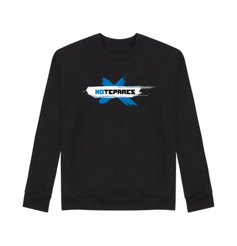 Felpa unisex abbigliamento casual ntp con logo per colori scuri