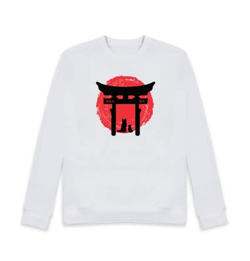 Felpa unisex akita shiba torii