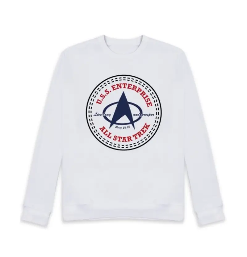 Felpa unisex all star trek