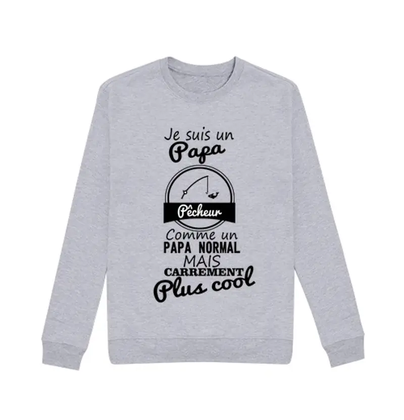 Felpa unisex altro pescatore papà trendy