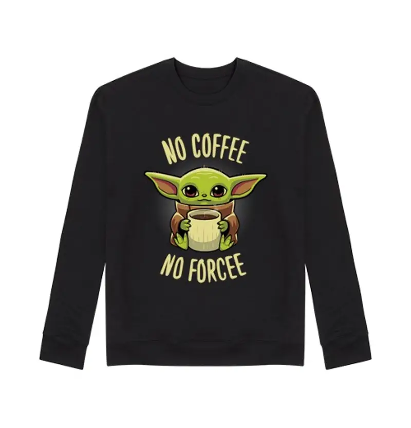 Felpa unisex bebè yoda c of fee - grogu mandalorian