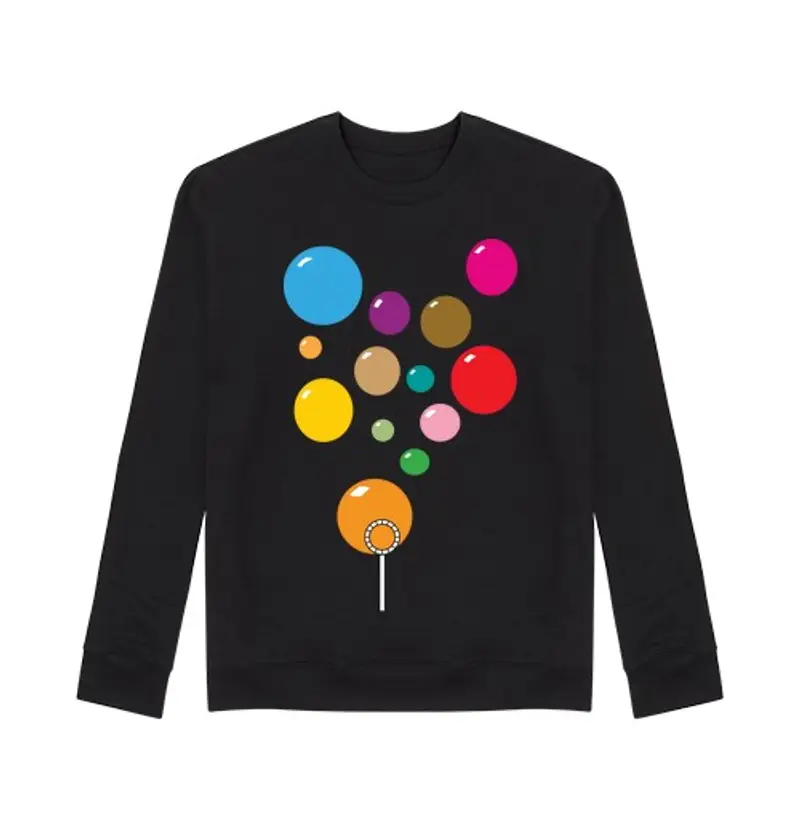 Felpa unisex bolle di sapone - colori