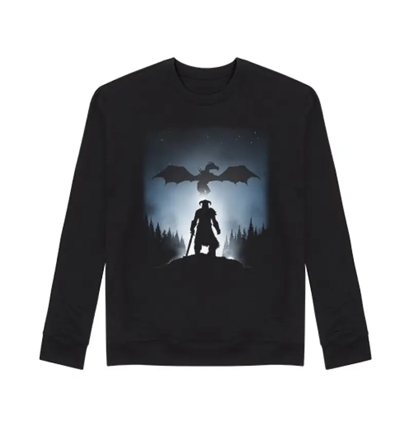 Felpa unisex caccia al drago