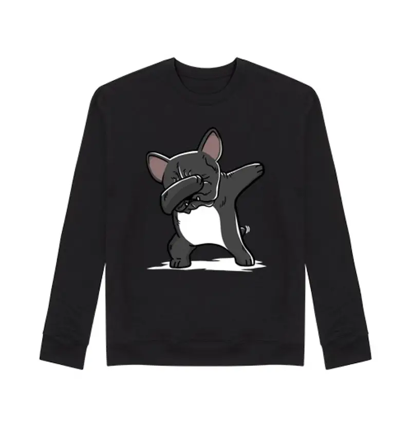 Felpa unisex cane bull dog francesee DAB!
