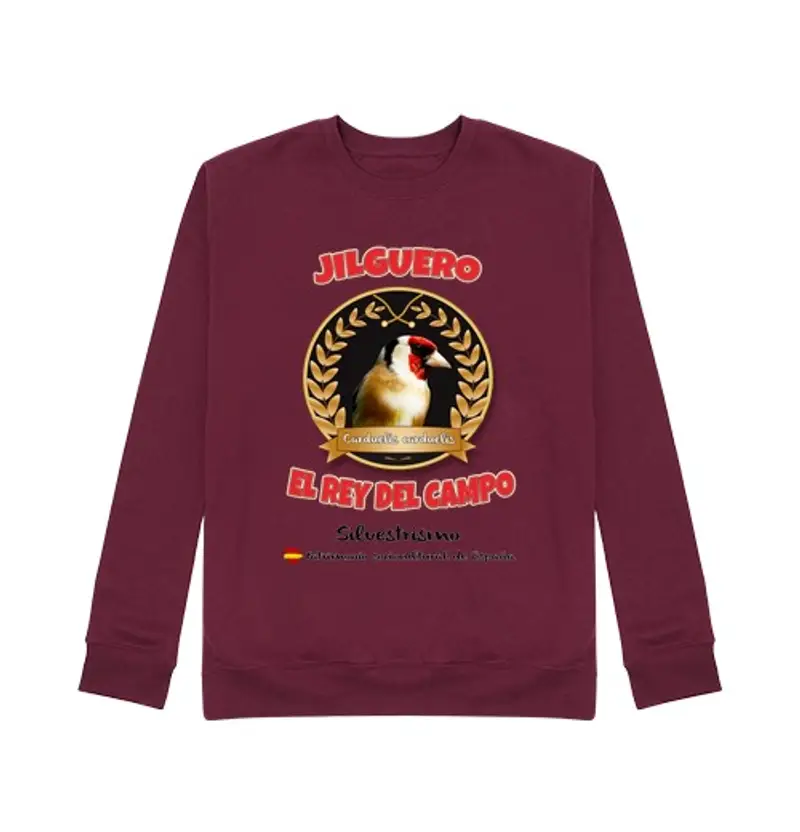 Felpa unisex cardellino 2017-03 - felpa - rosso