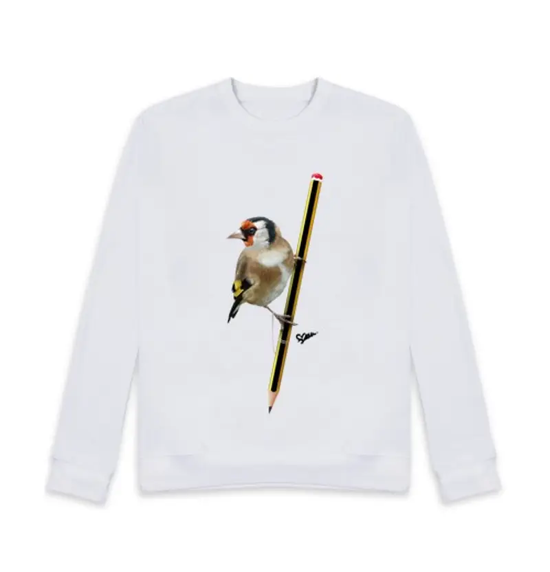 Felpa unisex Cardellino po sad o senza sfondo