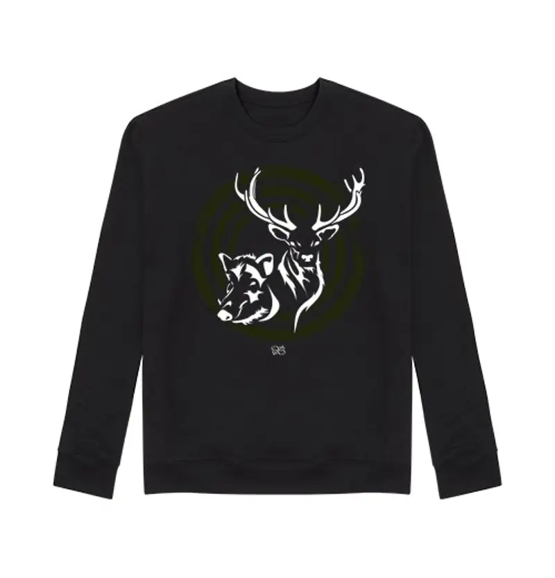 Felpa unisex cervo di cinghiale