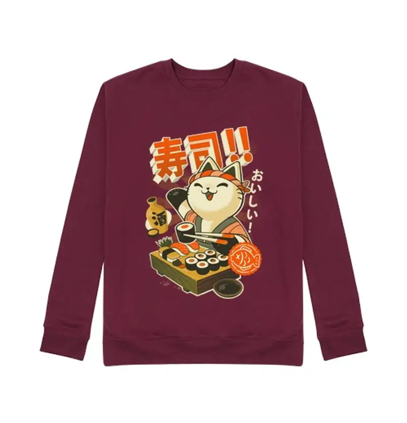 Felpa unisex chef sushi