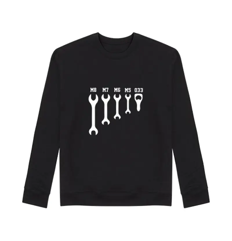 Felpa unisex chiave per attrezzi regalo meccanico me