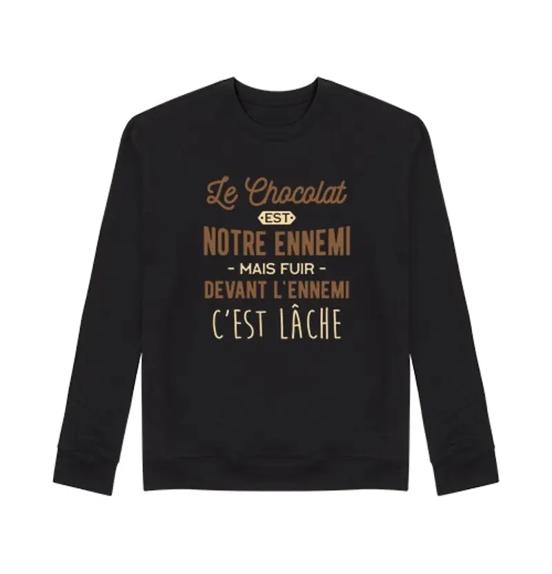 Felpa unisex cioccolato il nostro dono nemico