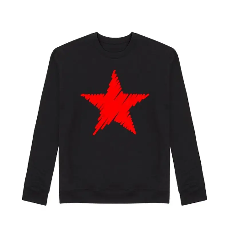 Felpa unisex colpi red star