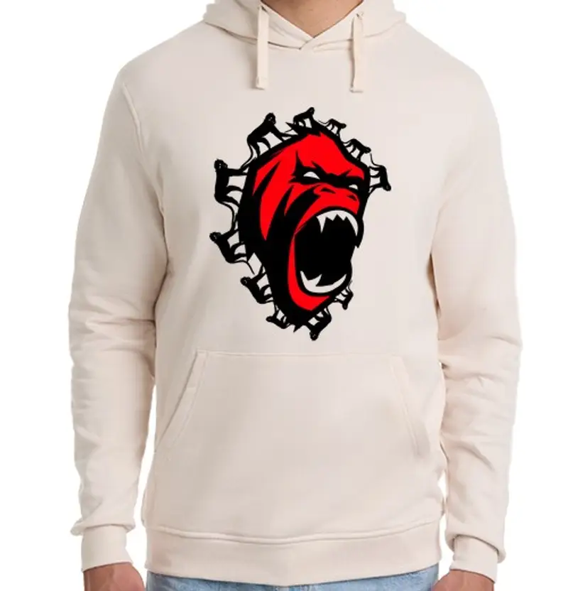 Felpa unisex con cappuccio 12 scimmie