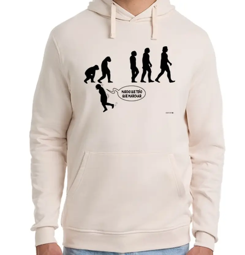 Felpa unisex con cappuccio 19 evoluzione - marzo