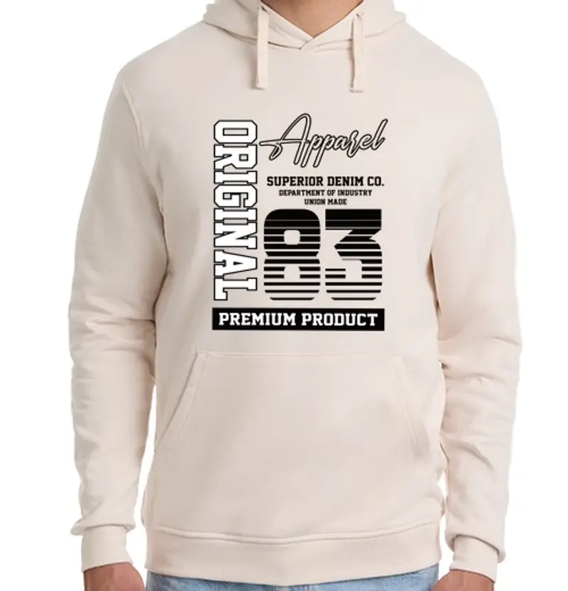 Felpa unisex con cappuccio 1983 vintage compleanno regalo vintage