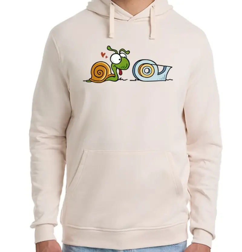 Felpa unisex con cappuccio a spirale e lo zelo - le apparenze sono ingannevoli