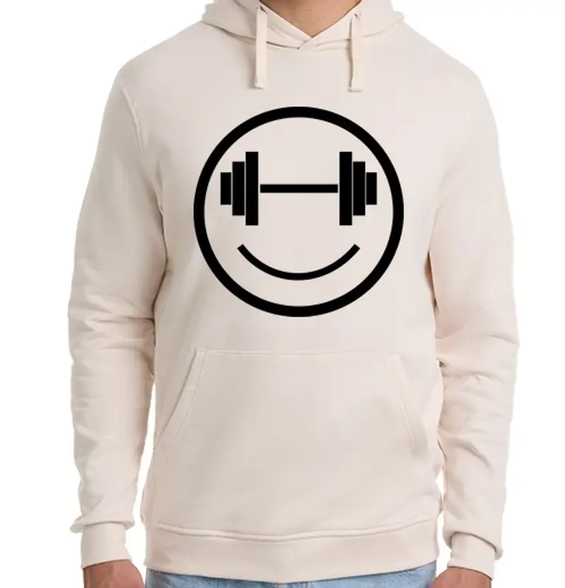 Felpa unisex con cappuccio amoree fitness