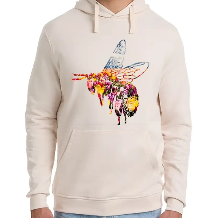 Felpa unisex con cappuccio ape