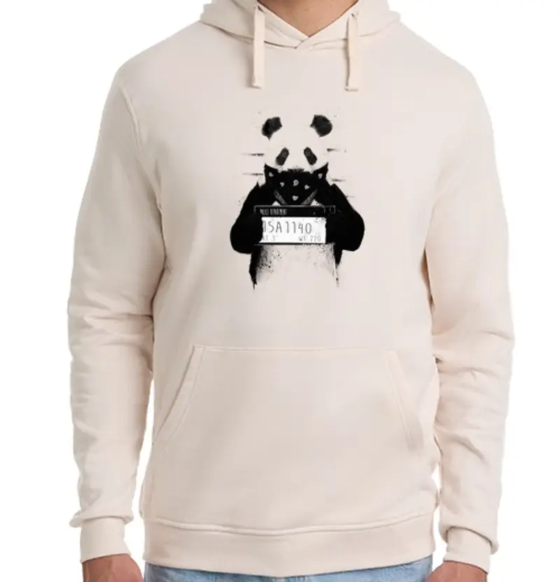 Felpa unisex con cappuccio bad panda