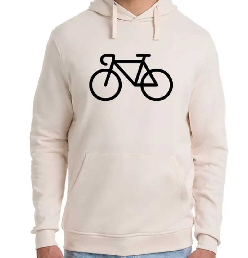 Felpa unisex con cappuccio bici da corsa - bici da strada - racer