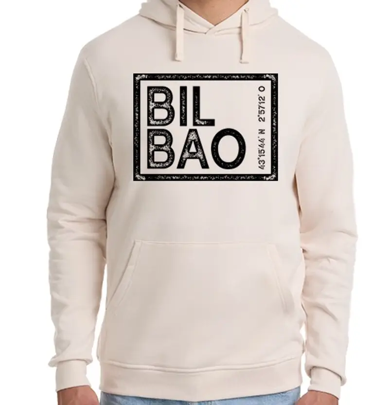 Felpa unisex con cappuccio Bilbao