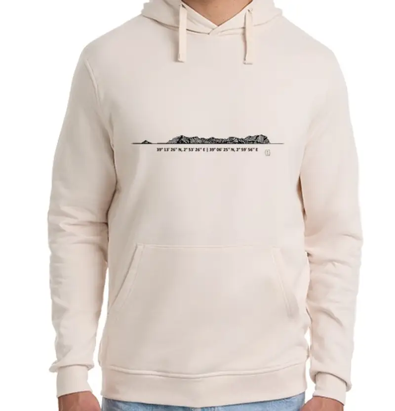 Felpa unisex con cappuccio coordinate di Cabrera