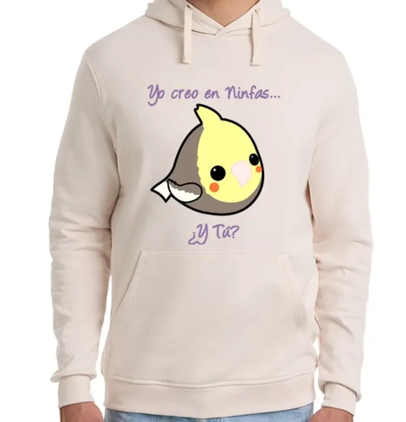 Felpa unisex con cappuccio Credo nelle ninfe e tu