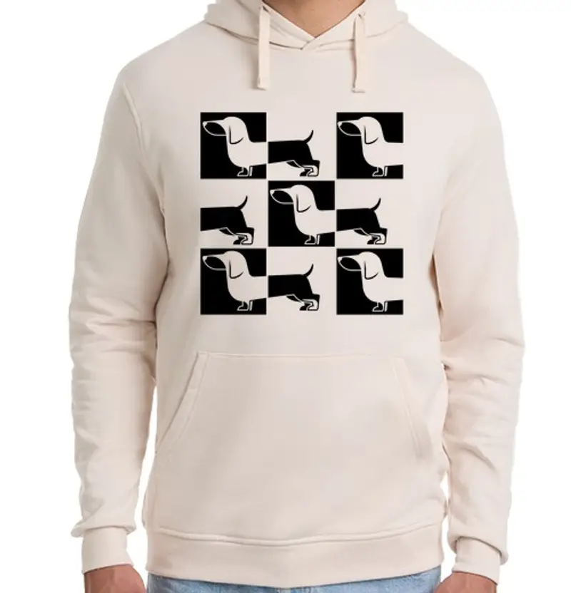 Felpa unisex con cappuccio cucchiaino guerra hot eckel