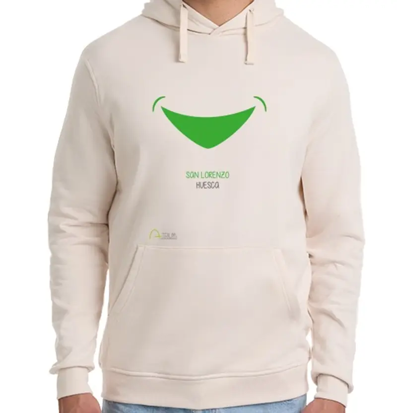 Felpa unisex con cappuccio delogo nº750465