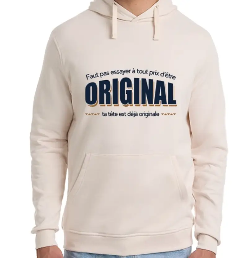 Felpa unisex con cappuccio dikkenek originale