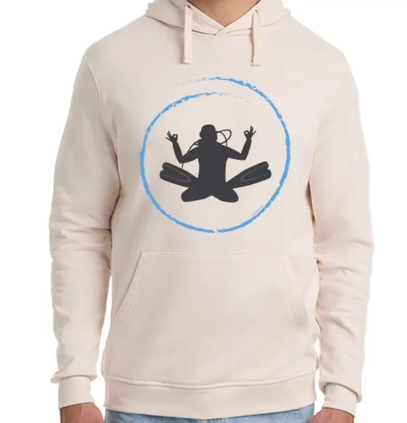 Felpa unisex con cappuccio divertenti zen