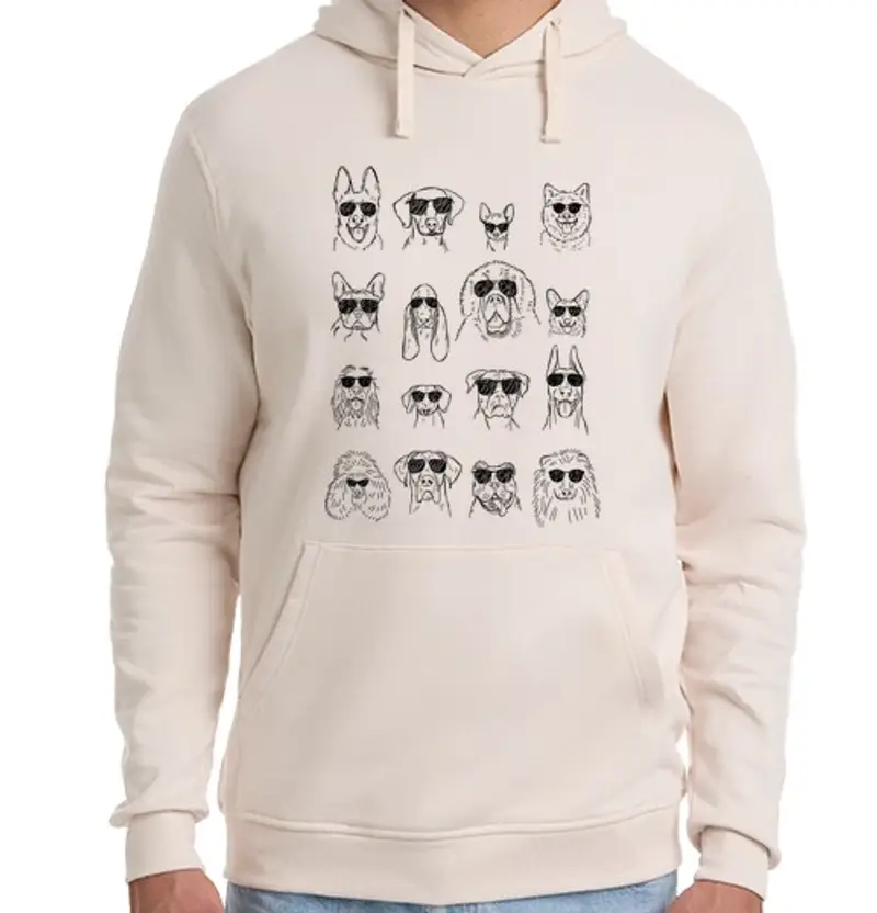 Felpa unisex con cappuccio dogs reservoir