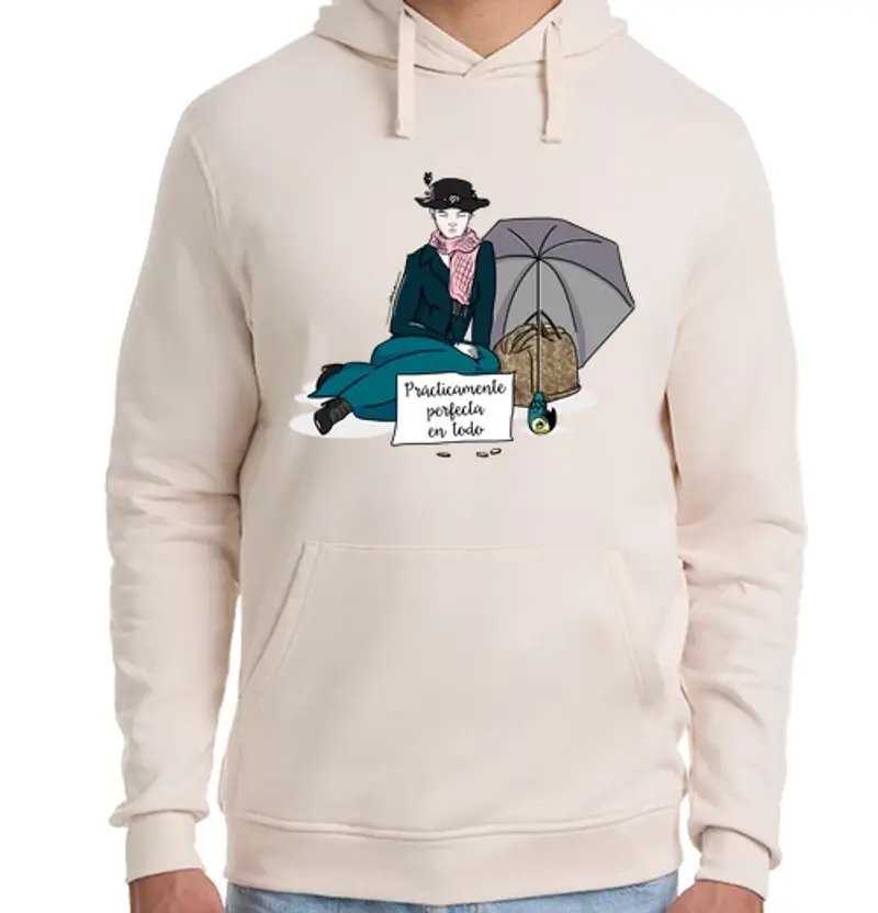 Felpa unisex con cappuccio Donna, felpa con cappuccio, bianca