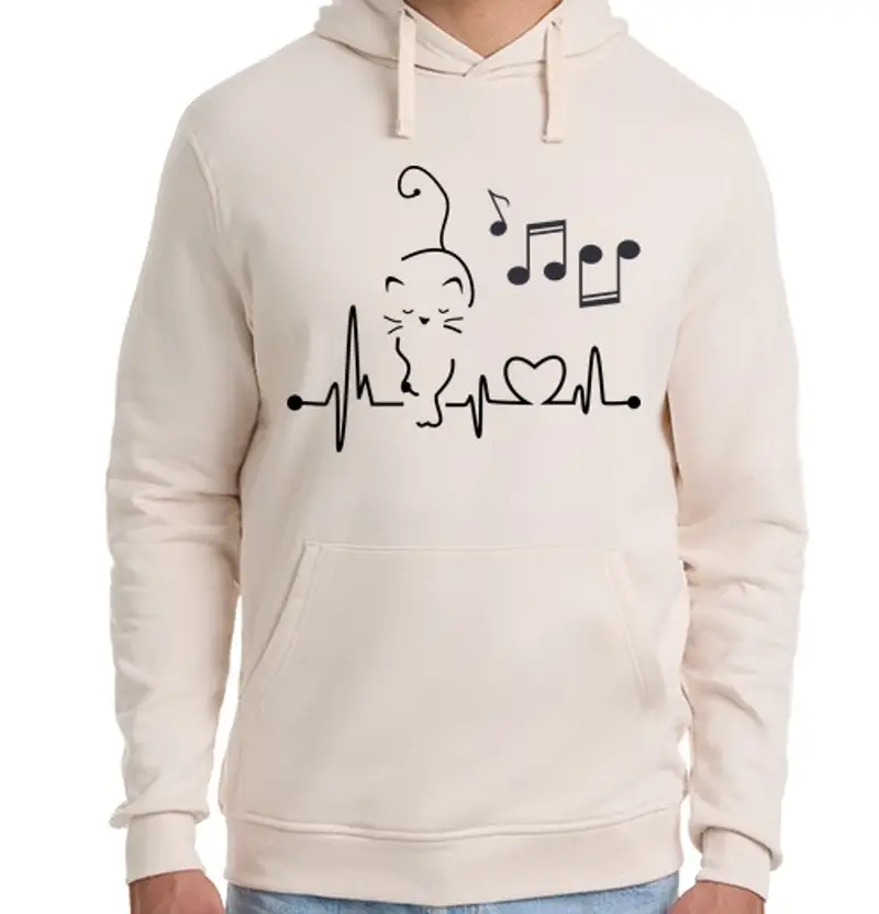 Felpa unisex con cappuccio Donna, felpa con cappuccio, bianca