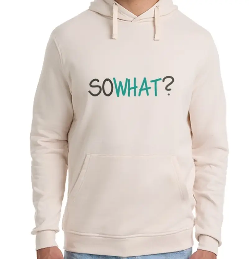 Felpa unisex con cappuccio e allora