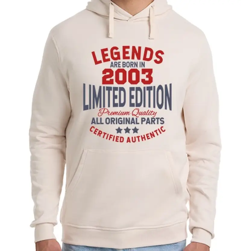 Felpa unisex con cappuccio edizione limitata 2003