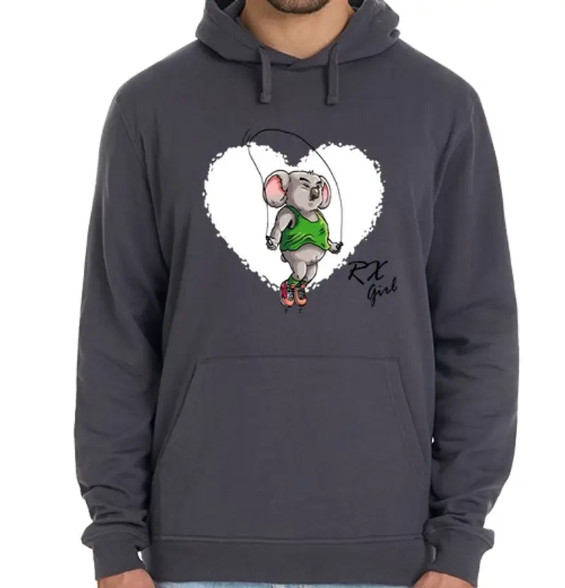 Felpa unisex con cappuccio felpa con cappuccio koala