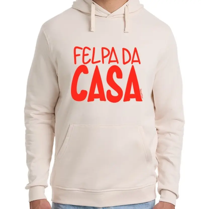 Felpa unisex con cappuccio Felpa da casa