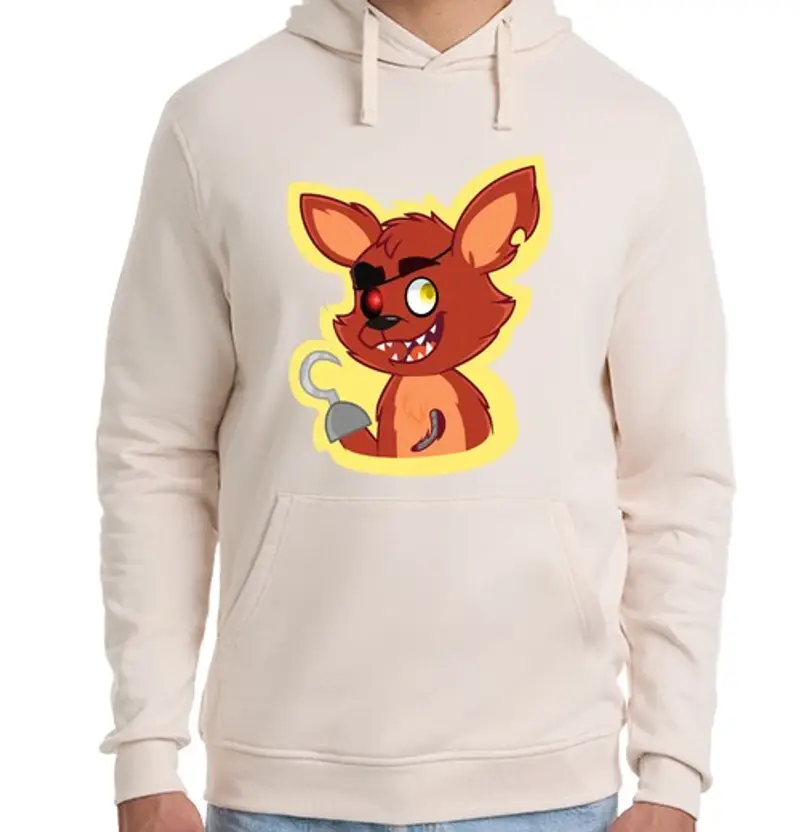 Felpa unisex con cappuccio foxy