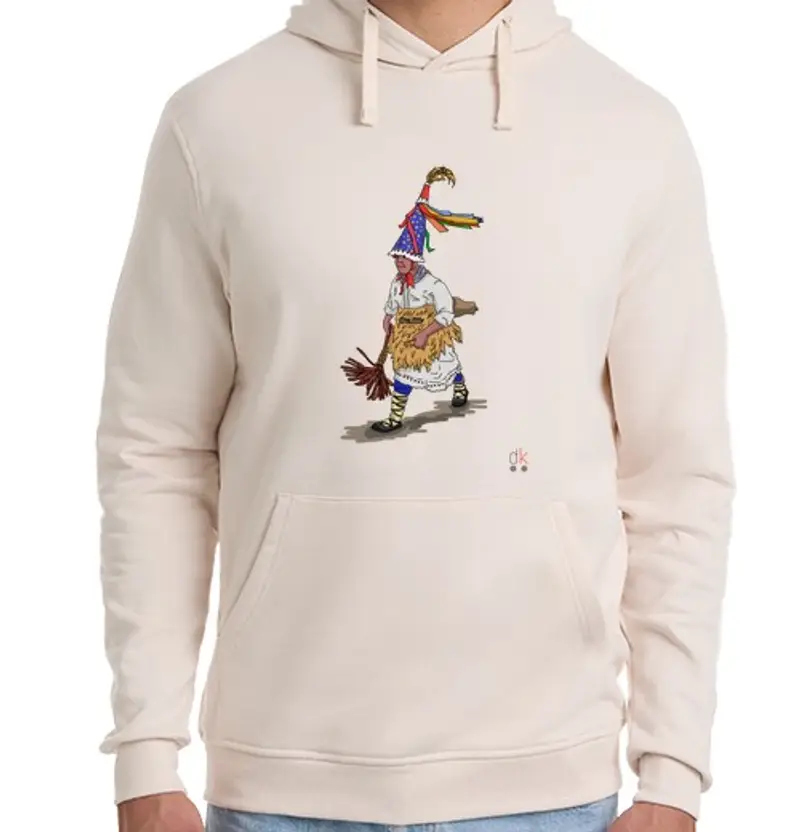 Felpa unisex con cappuccio joald una k na far roa