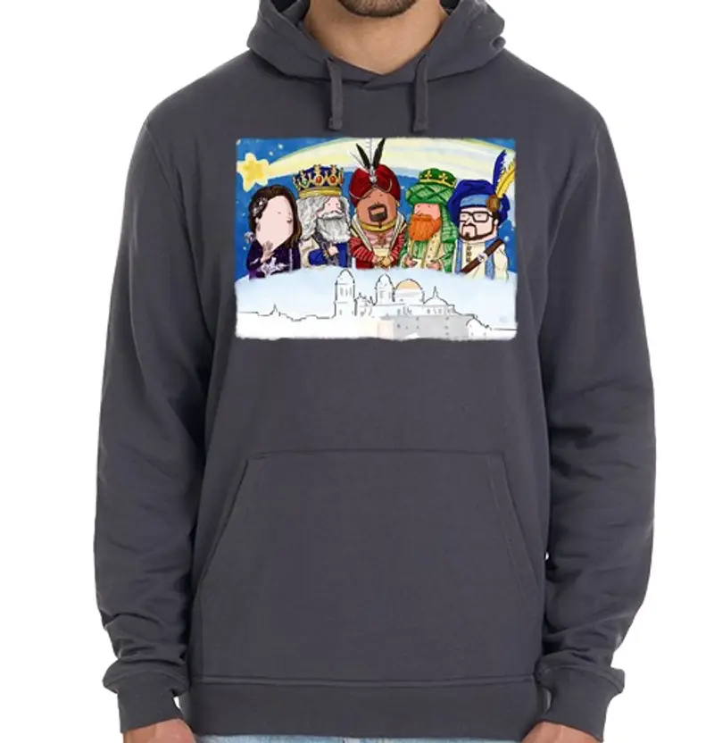 Felpa unisex con cappuccio Kings