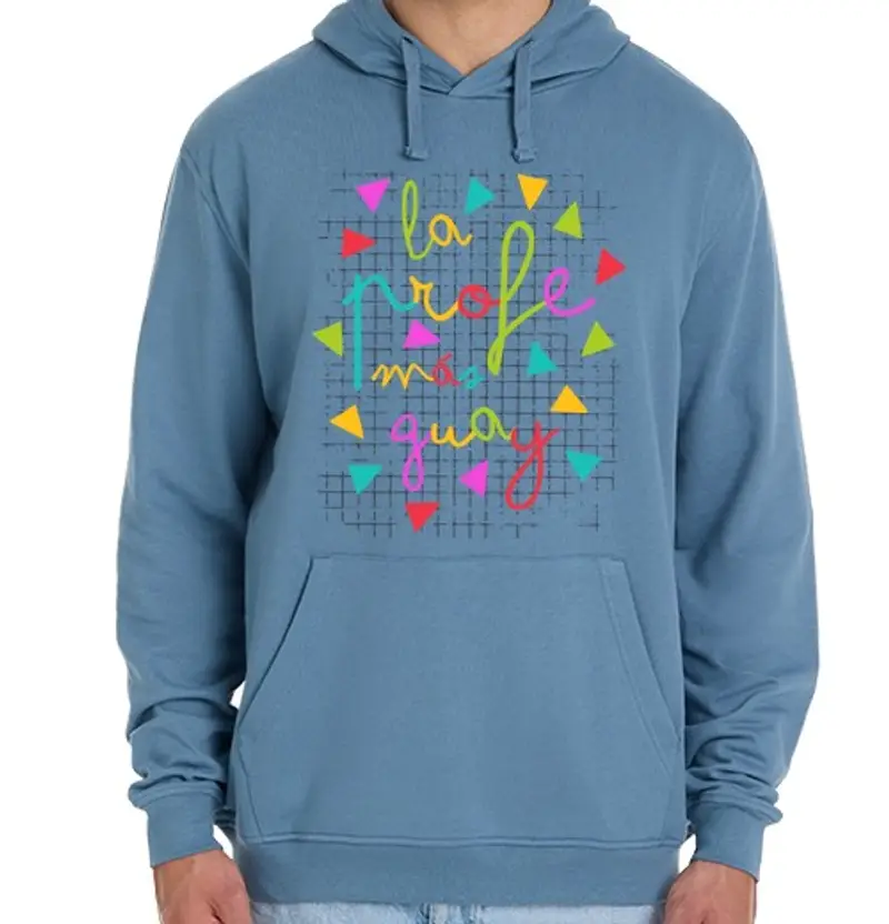 Felpa unisex con cappuccio la cool pr of e