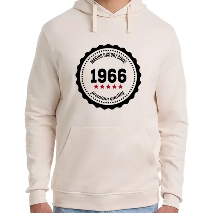 Felpa unisex con cappuccio ma king hi story senza ce 1966